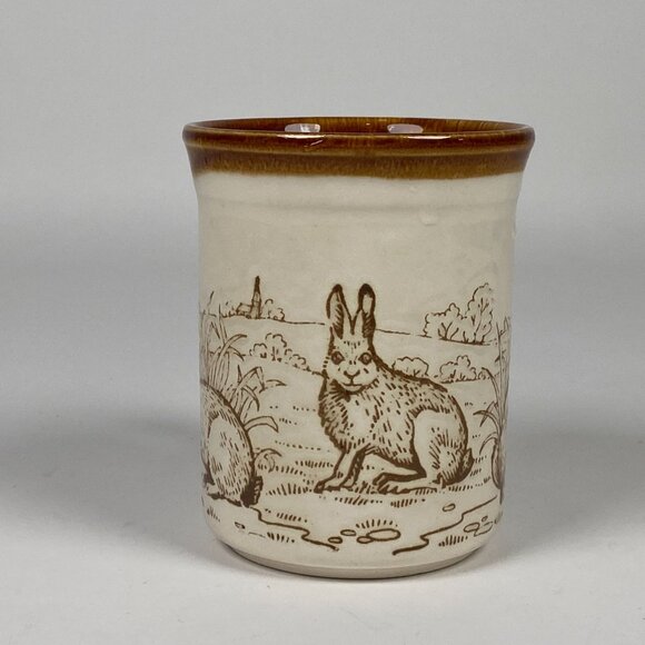 Vintage Biltons Bunny Rabbit Coffee Mug Cup Stoneware Glazed Made in England - Picture 2 of 6